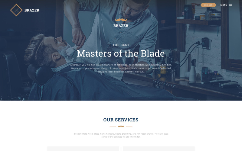 Hair Salon Website Template