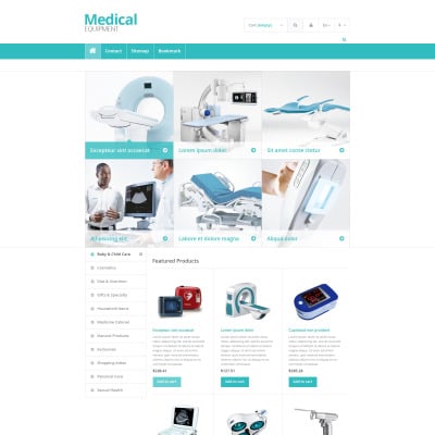 Medical Equipment Store PrestaShop Theme