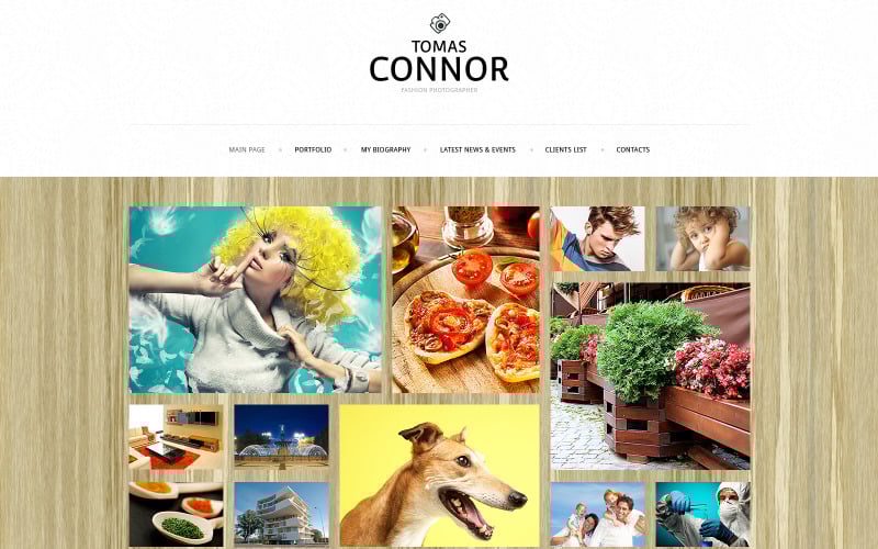 Photographer Portfolio Responsive Joomla Template