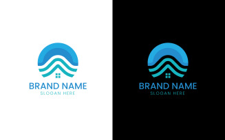 Abstract real estate home logo-10-428