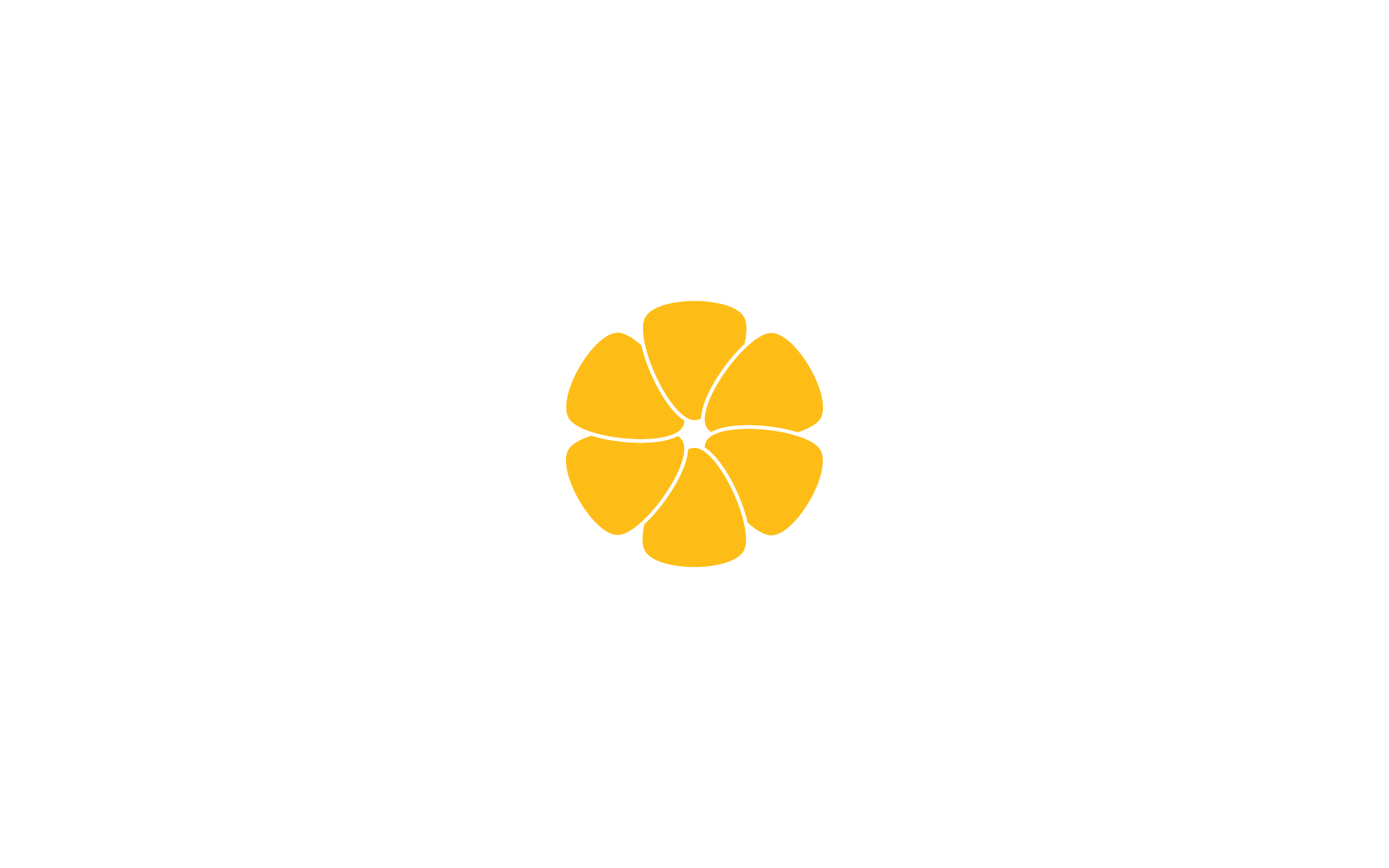 Beautiful flower logo template vector