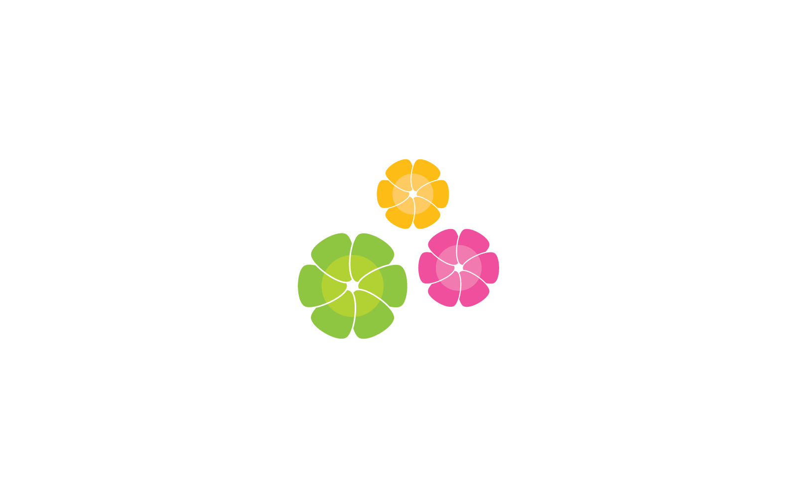 Mooie bloemenlogo sjabloon pictogram vector