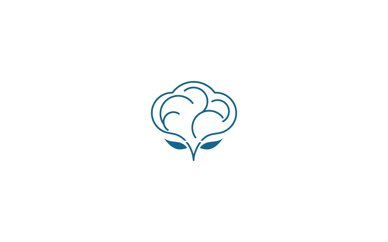 Pamuklu logo illüstrasyon şablonu vektör tasarımı