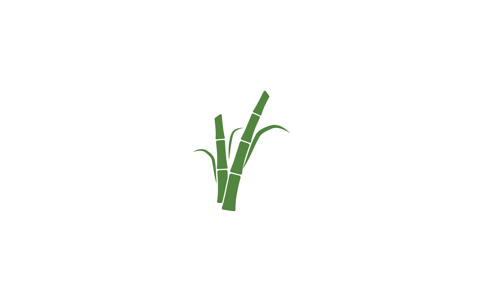 Diseño de plantilla de ilustración vectorial del logotipo de la planta de caña de azúcar