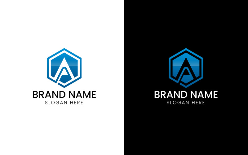 letter A company logo-10-432 Logo Template