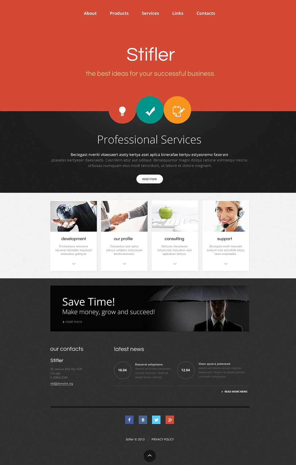 Accounting Website Responsive Website Template New Screenshots BIG