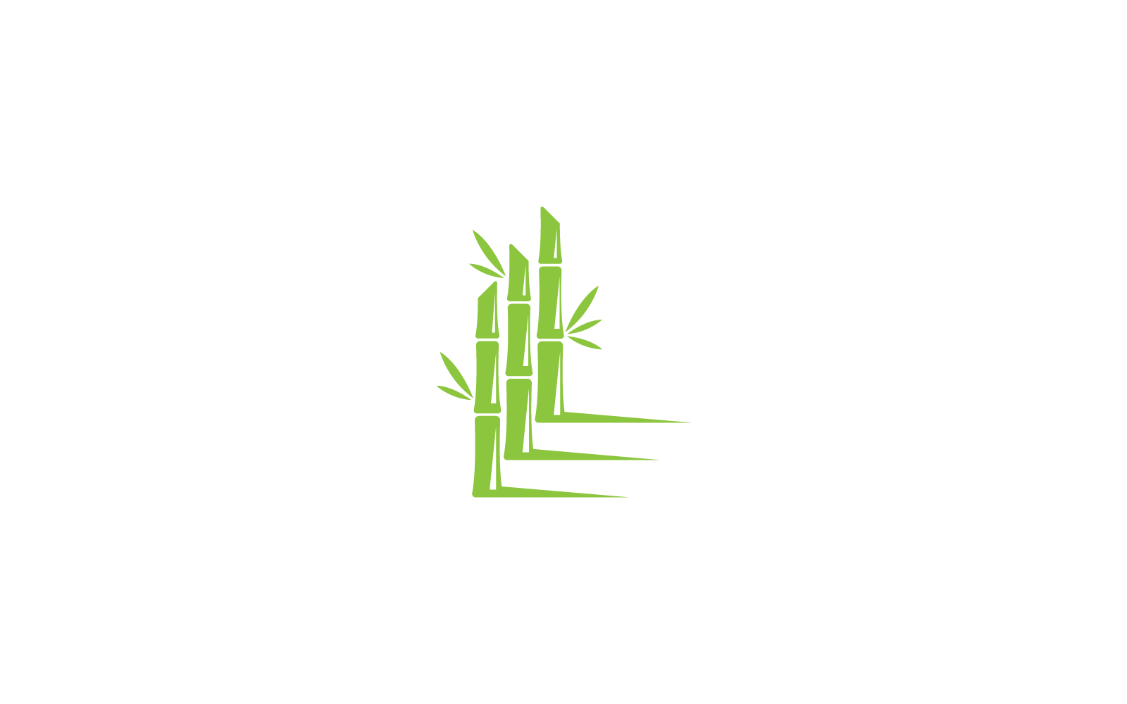 Bambusbaum-Logo-Illustrationsvektorvorlage