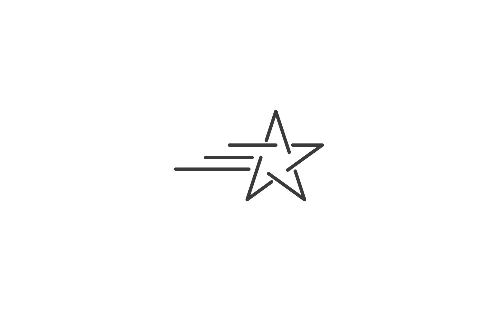 Ilustración y diseño de plantilla de icono de logotipo de estrella