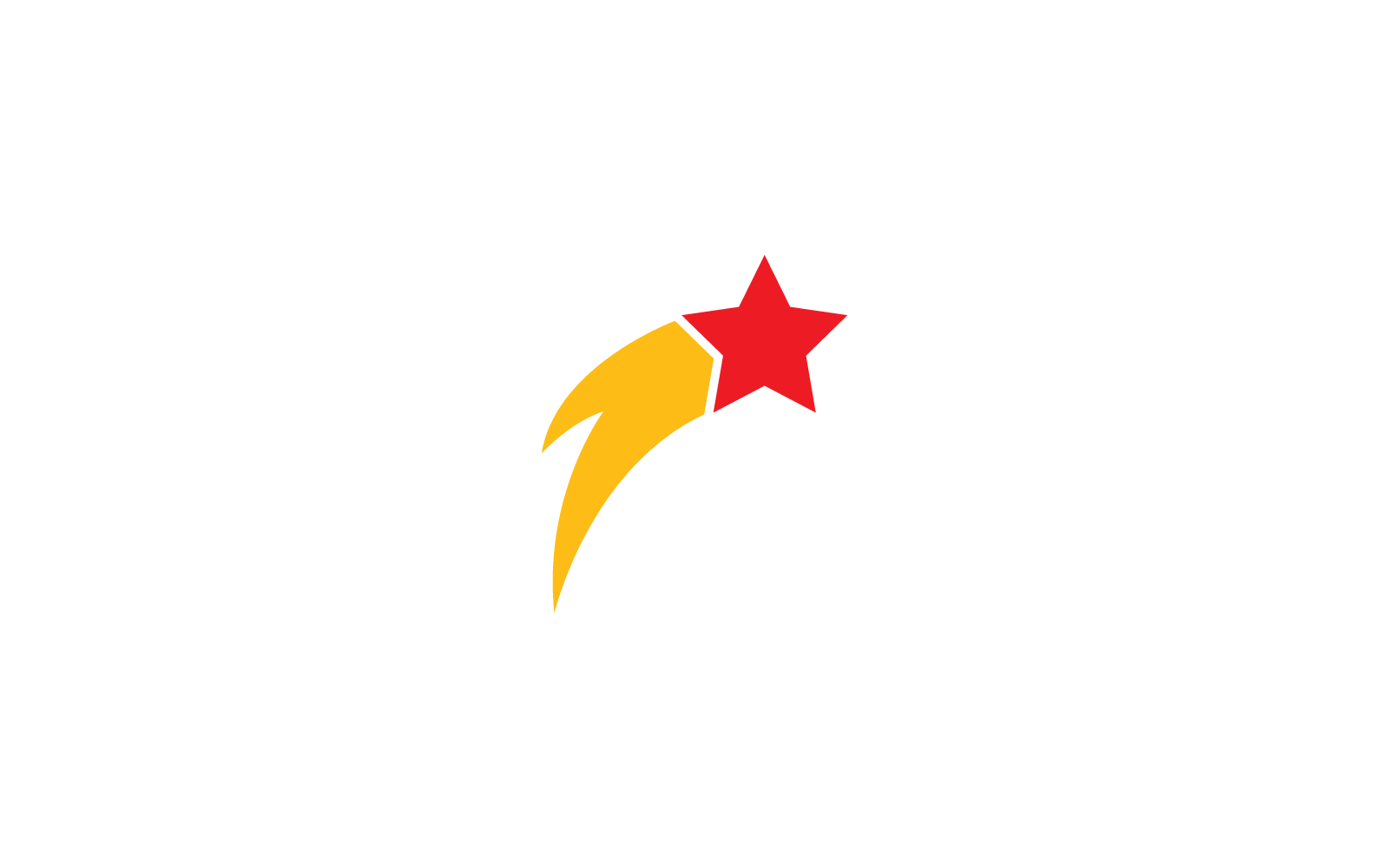 Stern-Logo-Illustrationssymbol, flaches Design