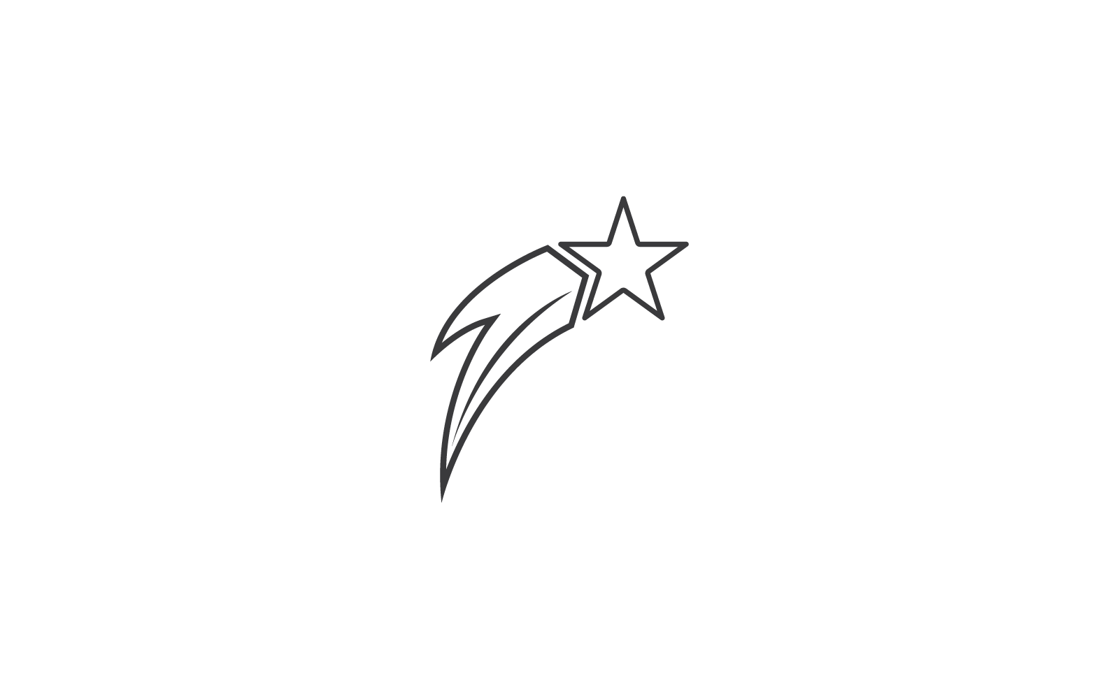 Vektorvorlage für Stern-Design-Logo-Symbol