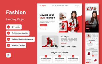 Stylon - Fashion Landing Page