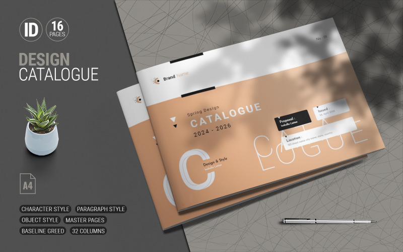 Product Catalogue Design Template Magazine Template