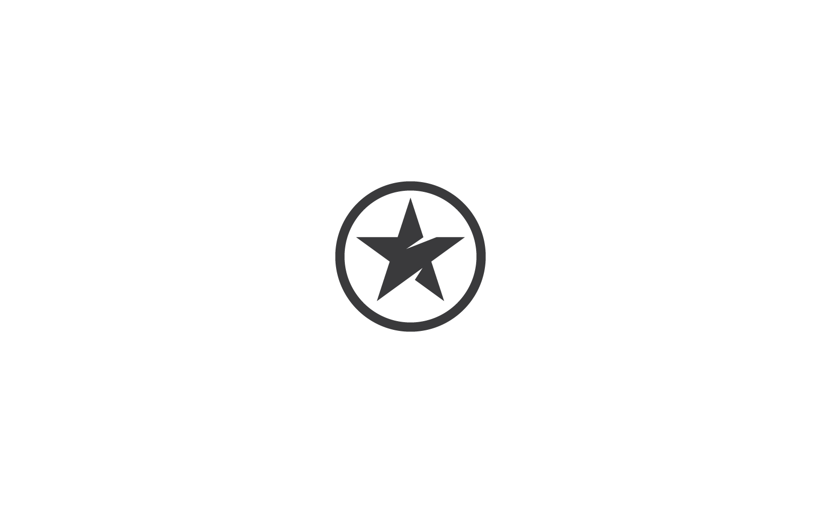 Diseño de ilustración vectorial de icono de plantilla de logotipo de estrella