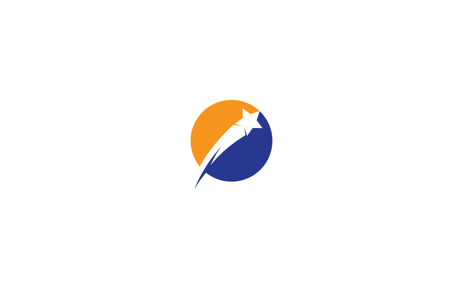 Ilustración de diseño de icono de logotipo vectorial de plantilla de estrella