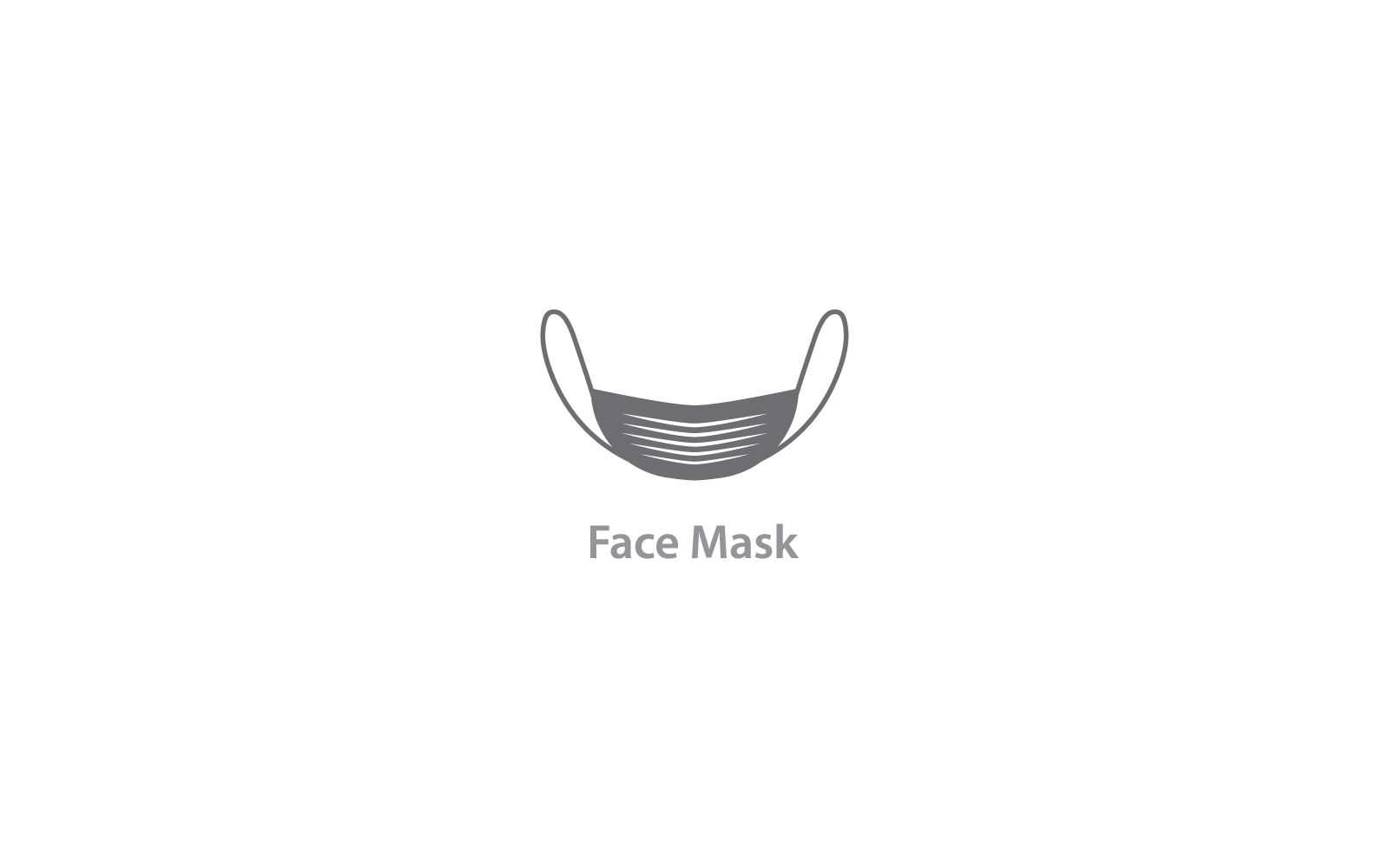 Dentist mask icon vector illustration