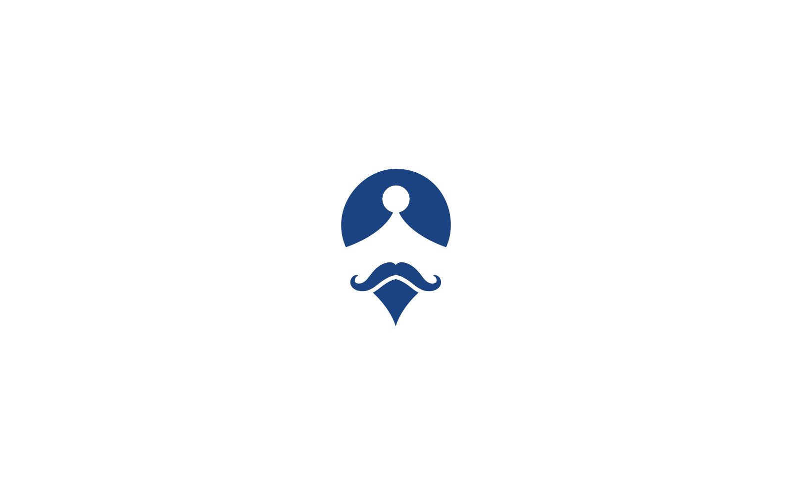 Ilustración vectorial del icono del logotipo del genio, diseño plano