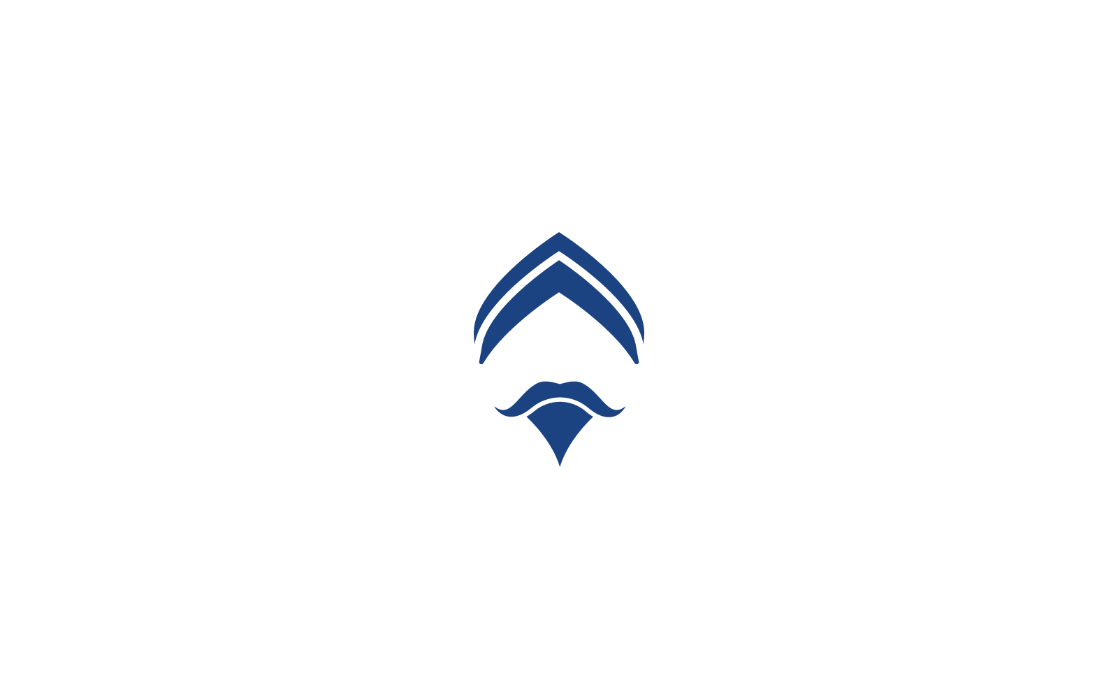 Ilustración vectorial del icono del logotipo del genio, diseño plano