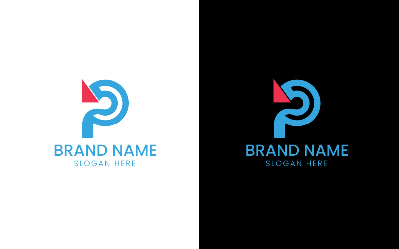 Letter P financial logo-10-441 Logo Template