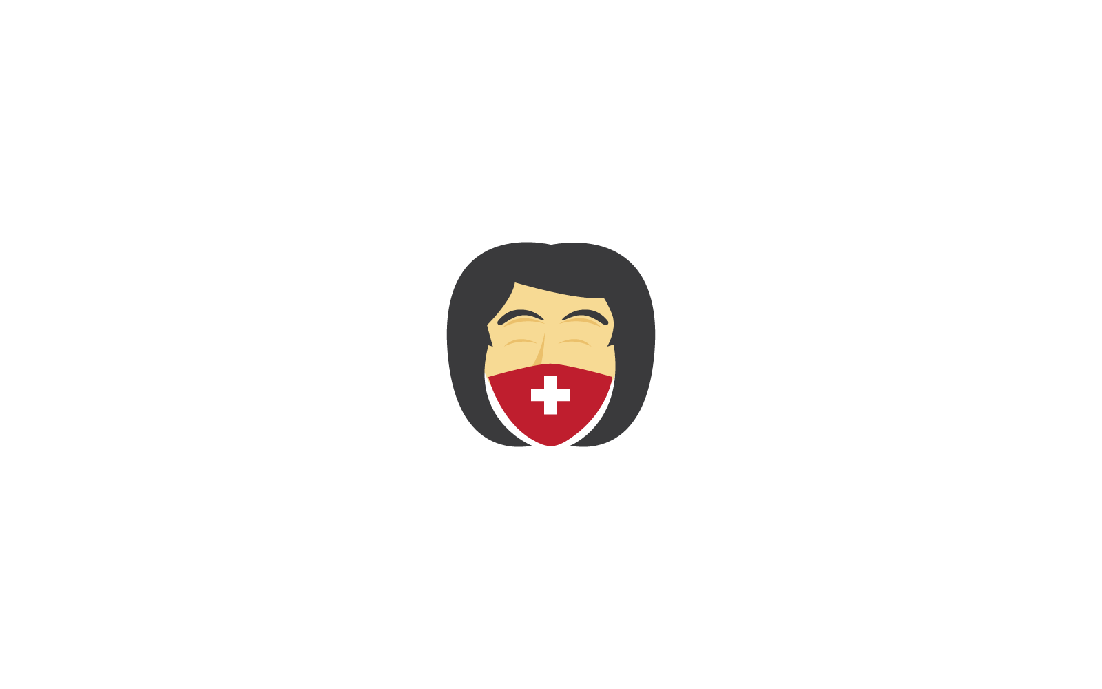Ludzie z maską bezpieczeństwa ilustracja projekt wektor