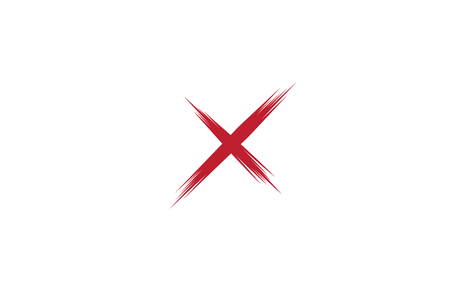 Plantilla de logotipo con letra X, diseño plano vectorial
