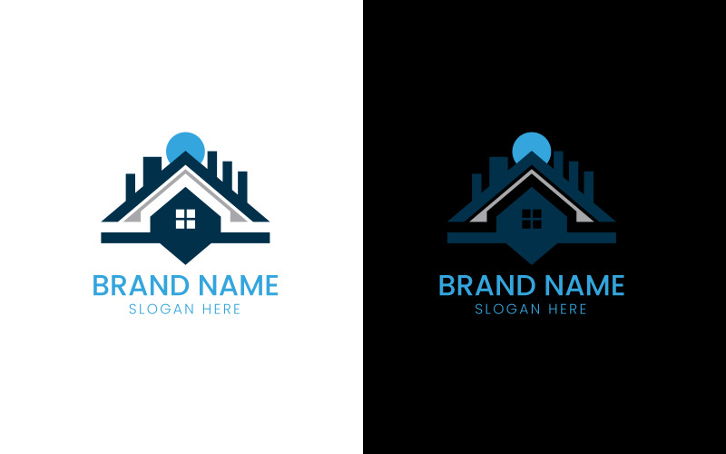Real estate home logo-10-445 Logo Template