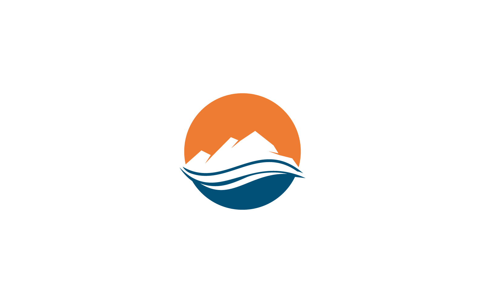 Berg Logo Bedrijfssjabloon ontwerp pictogram Vector