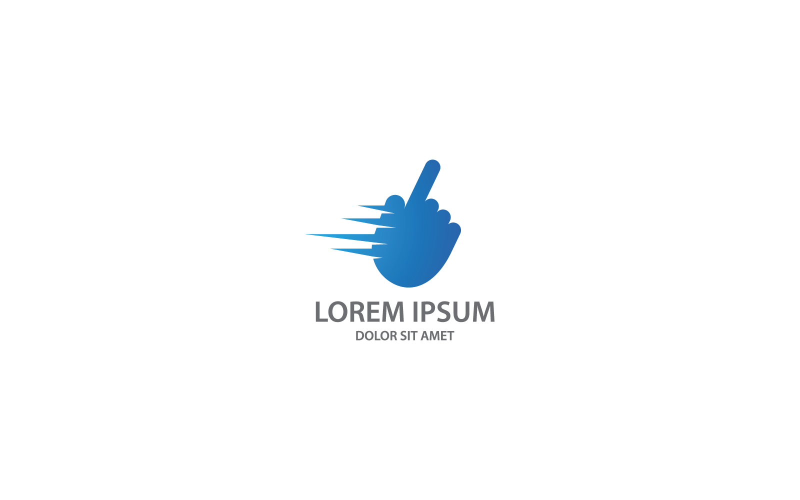 Çevrimiçi mağaza logosu simgesi illüstrasyon tasarımına tıklayın