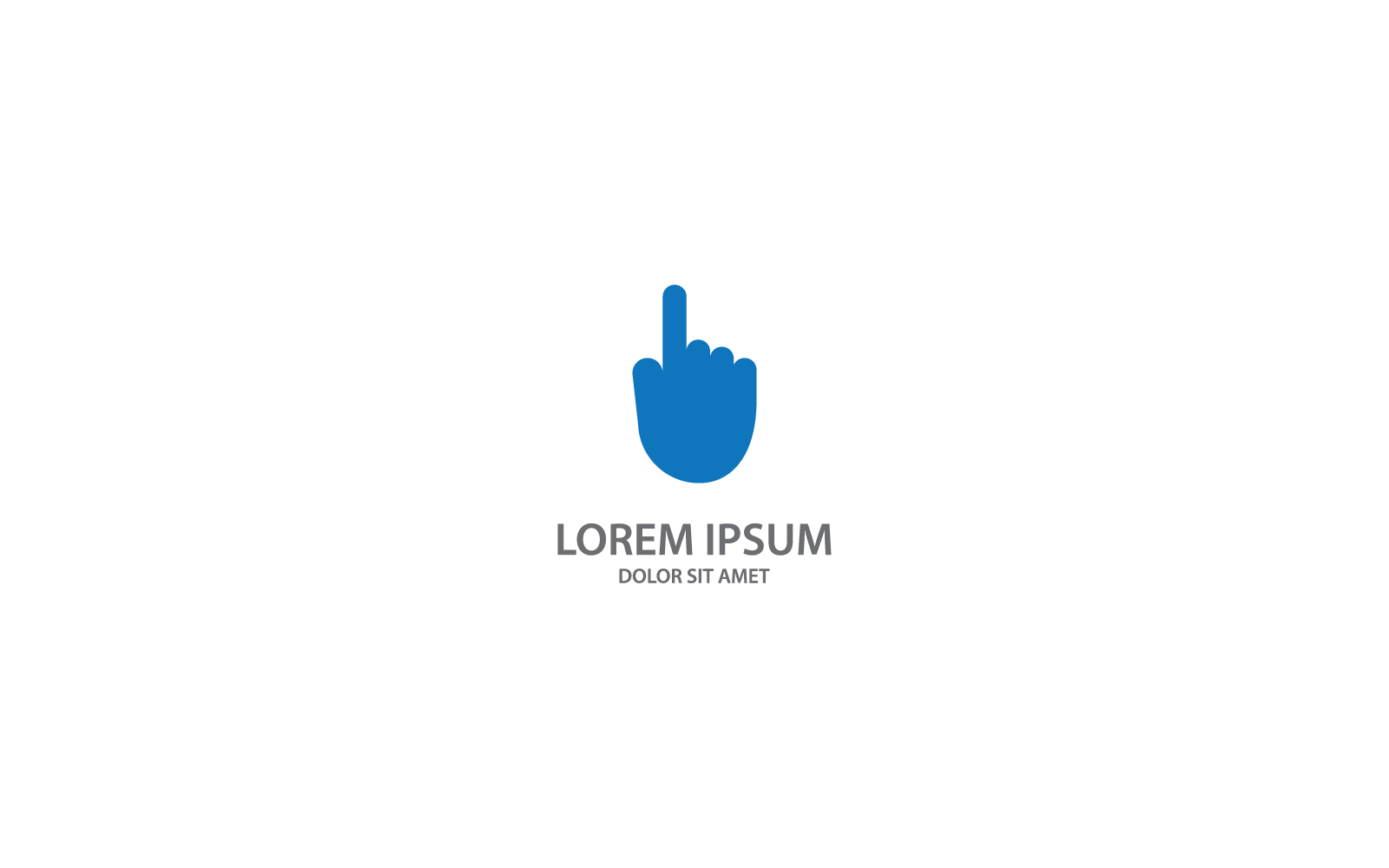 Click online store logo icon vector design template