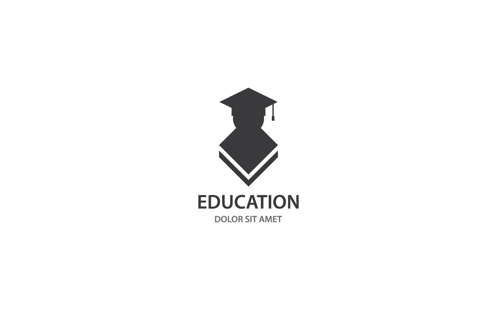 Education Logo illustration flat design