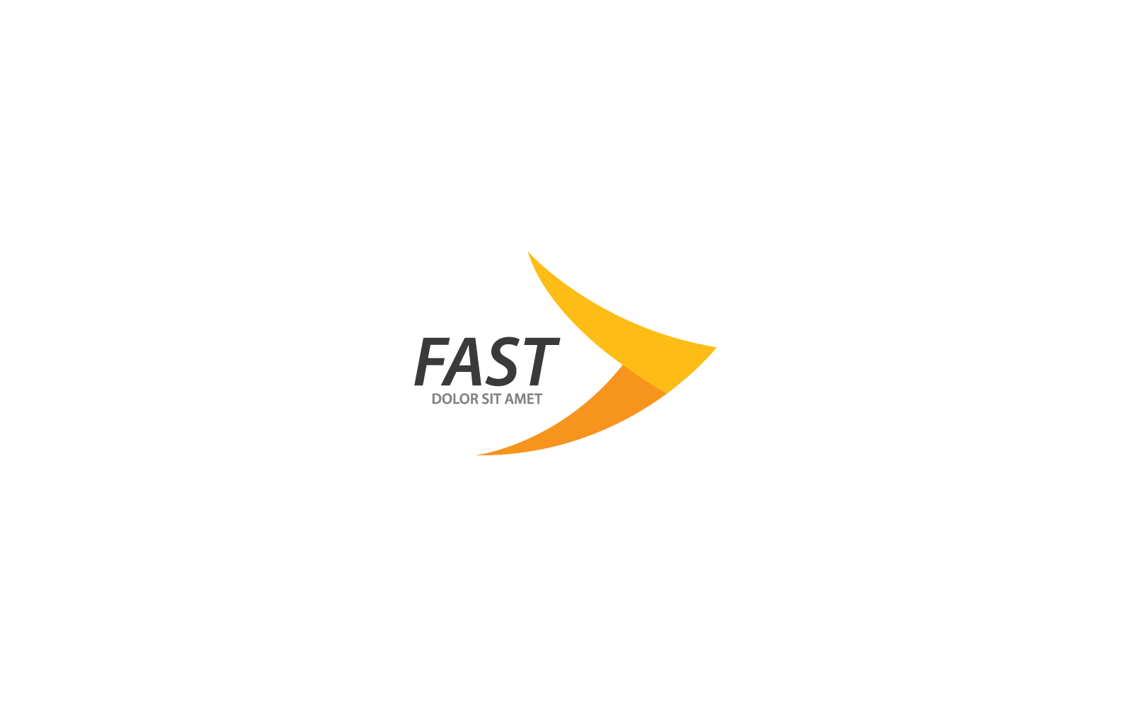Faster Logo Template vector illustration design