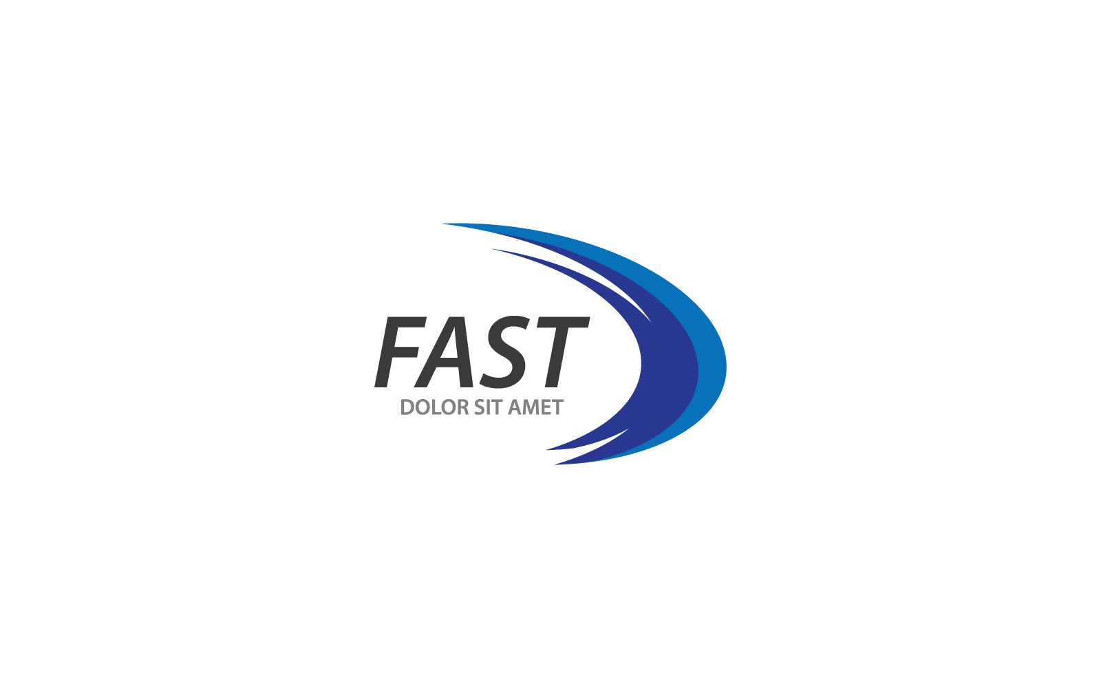 Faster Logo vector icon illustration design