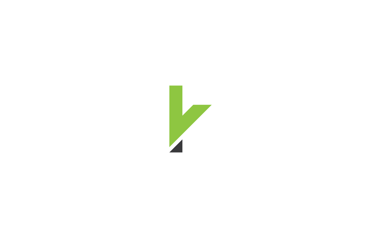 K letter logo design vector flat design