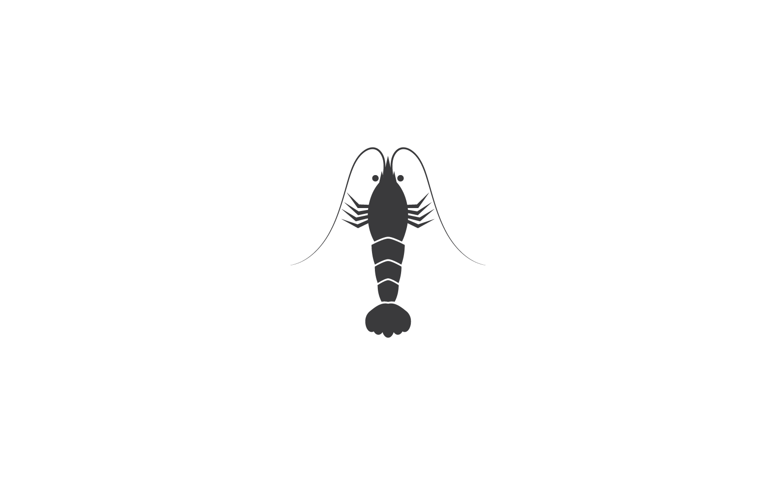 Kreeft logo pictogram illustratie vector ontwerp