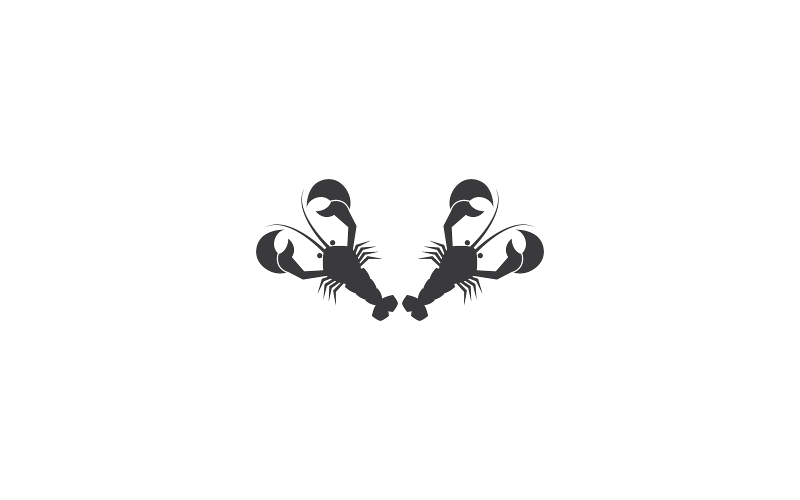 Lobster logo illustration icon vector design