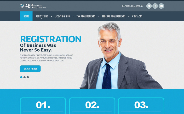 Management Company Responsive Website Template Big Screenshot Management Company Responsive Website Template New Screenshots BIG