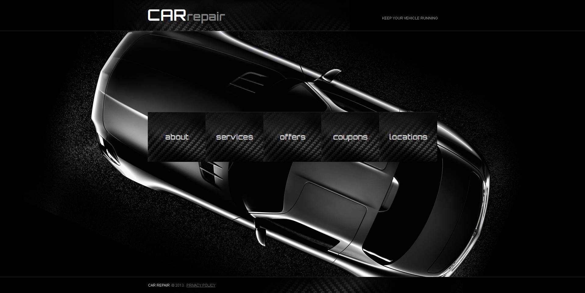 Premium Moto CMS HTML Template over Autoreparatie №46296 - screenshot