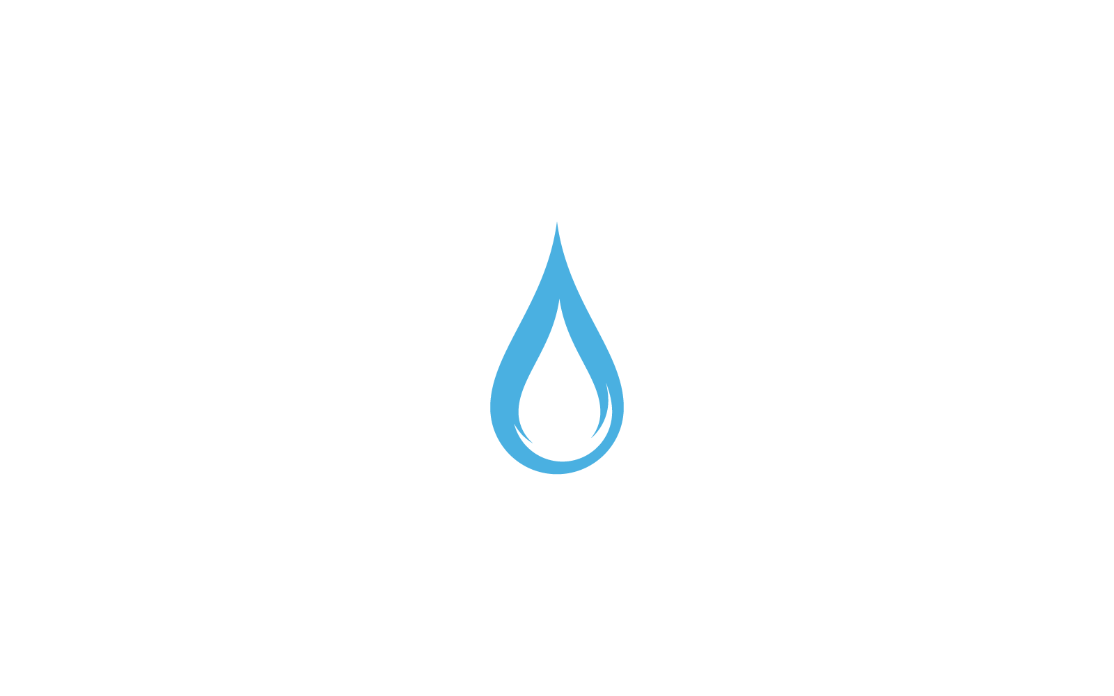 Water drop illustration icon vector design