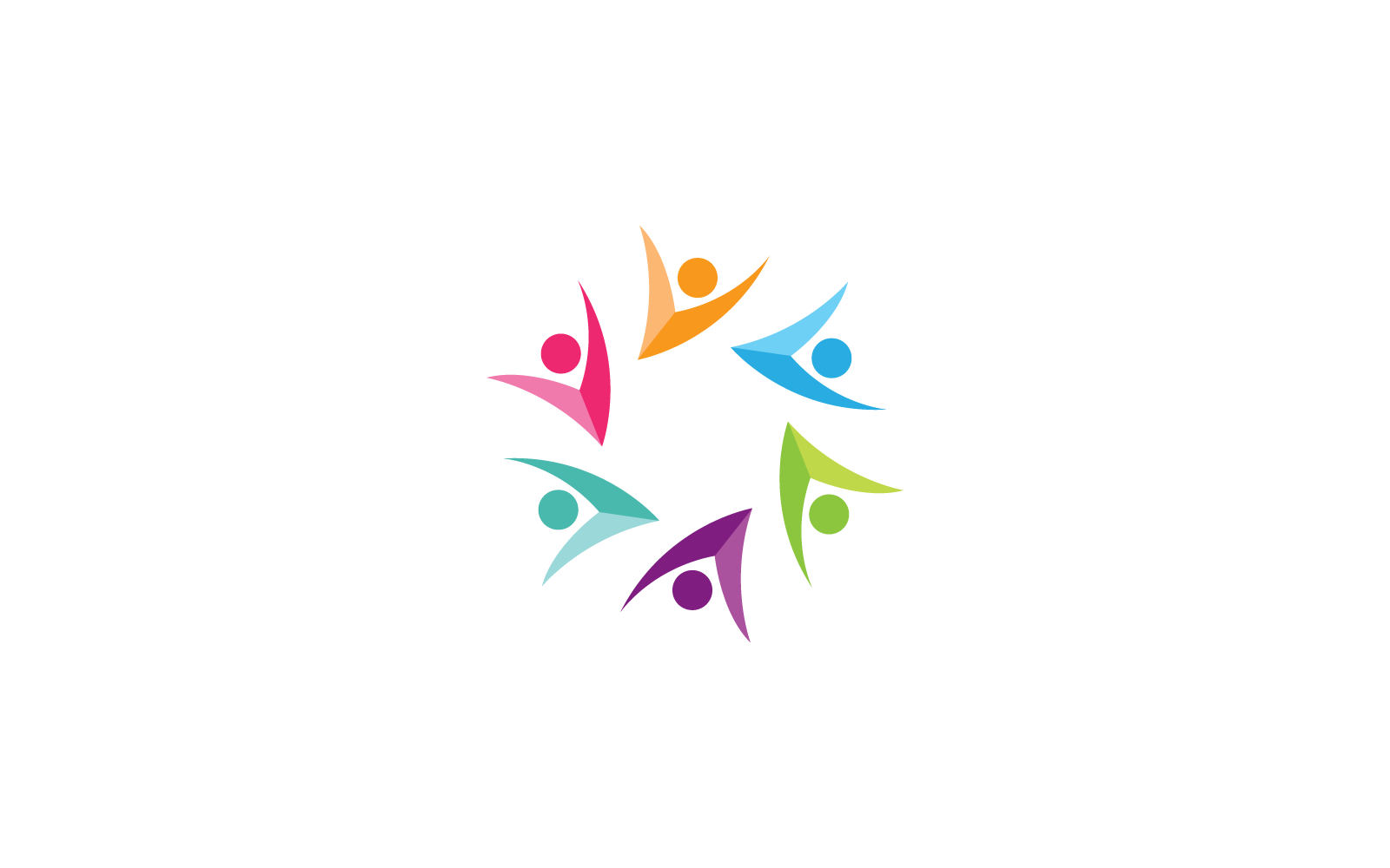 Community-, Netzwerk- und soziales Illustrationsvektordesign