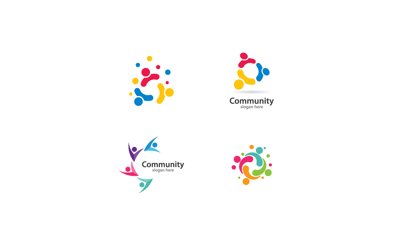 Community logo icon vector template