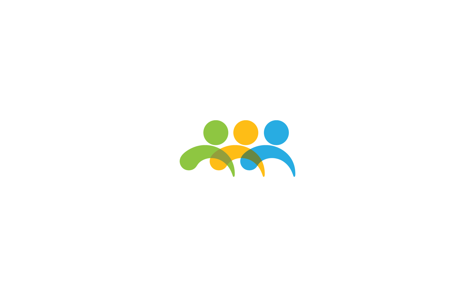 Community, network and social illustration logo design vector