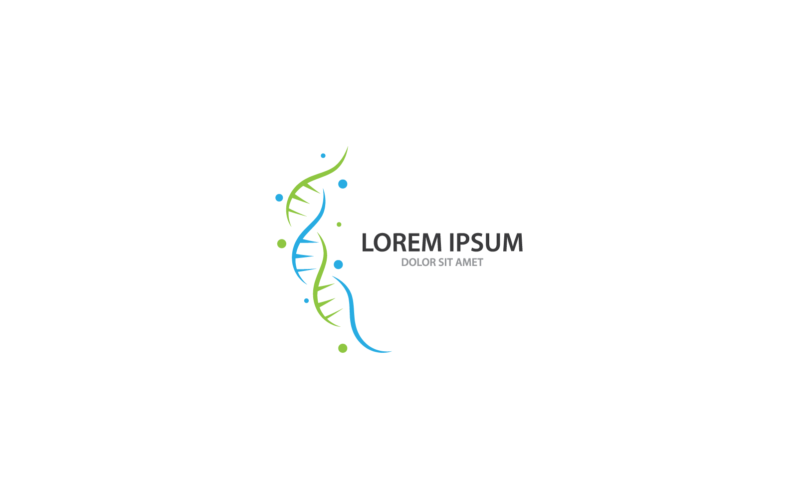 DNA design illustration logotyp vektor mall