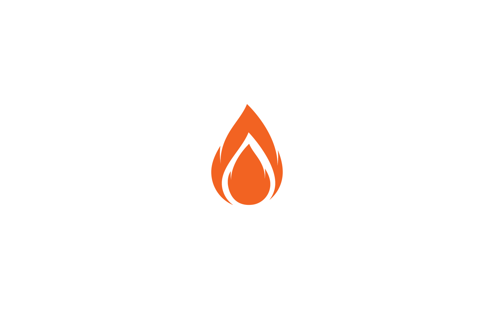 Fire flame Logo illustration icon Template vector