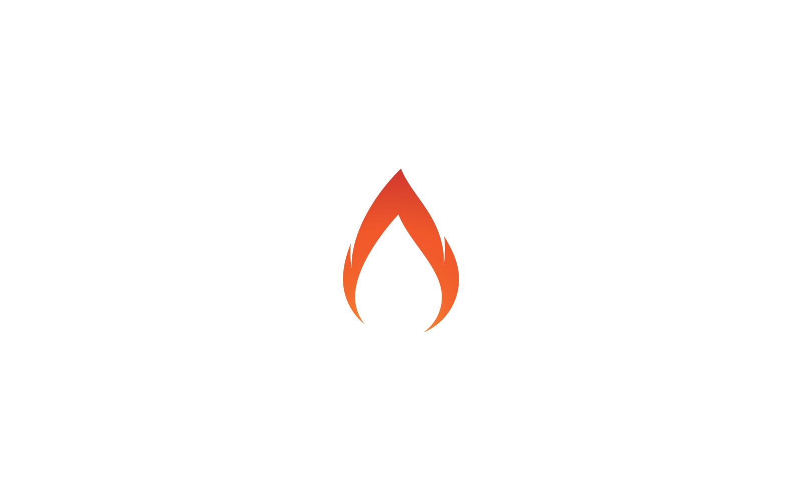 Fire flame Logo illustration Template icon vector
