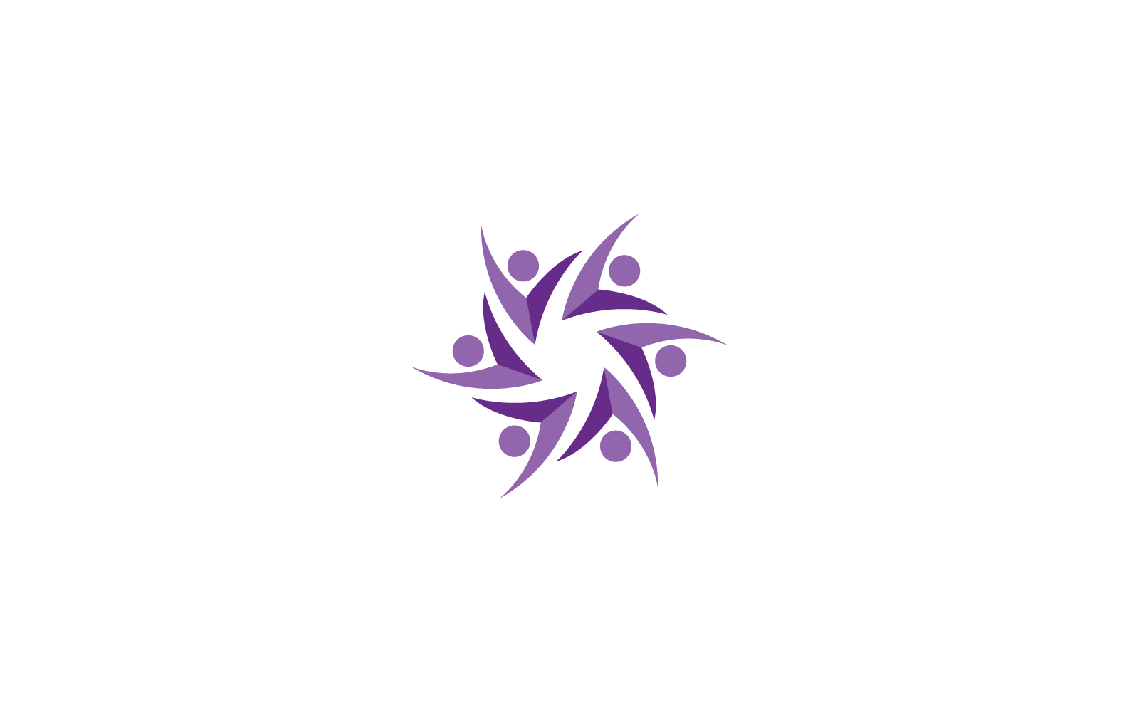 Gemenskap, nätverk och social symbol illustration platt design