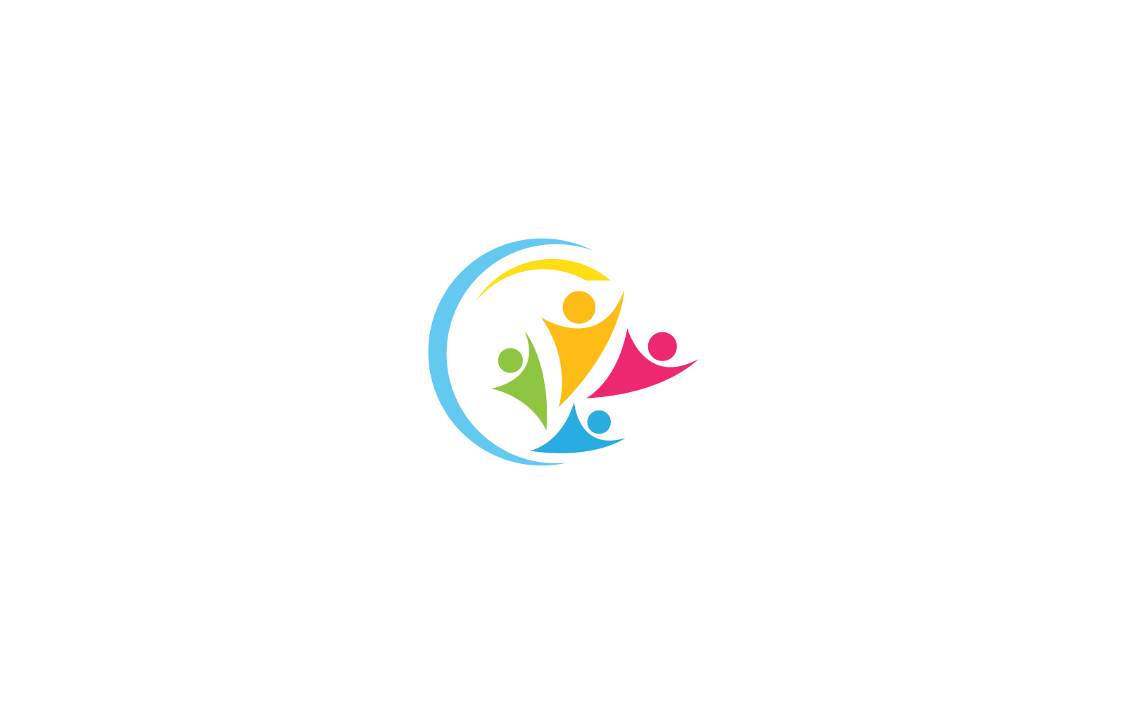 Gemenskapen illustration ikon logotyp design vektor