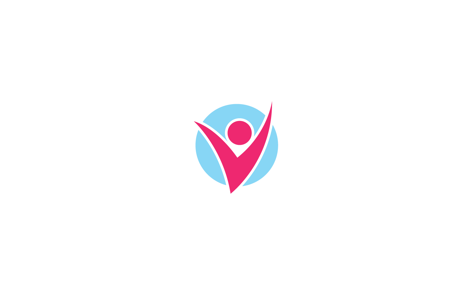 Hälsosamt liv människor illustration Logotyp mall vektor