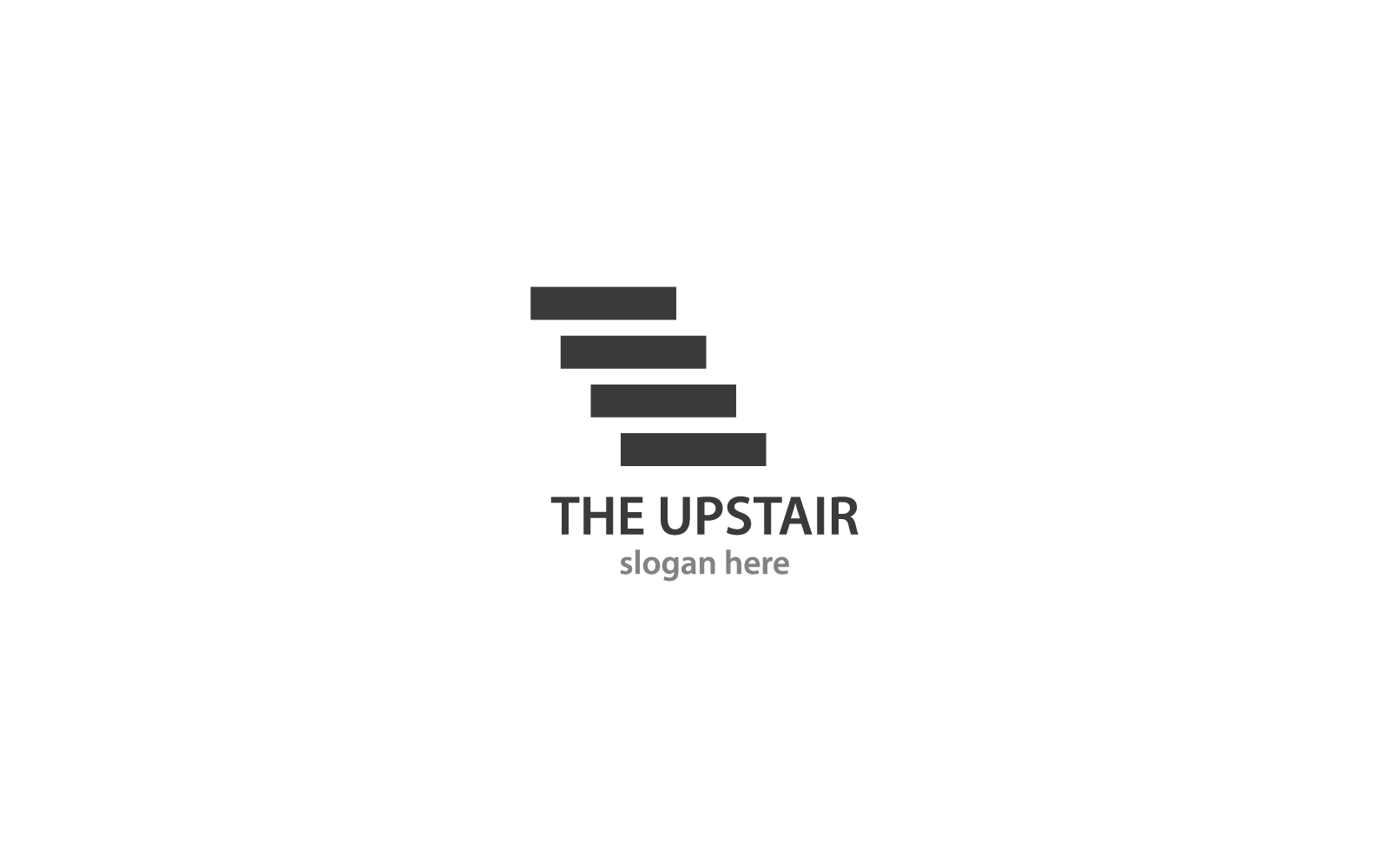 Il design vettoriale del logo Upstairs