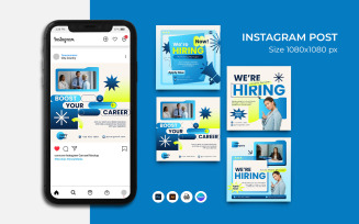 We're Hiring Instagram Post Template