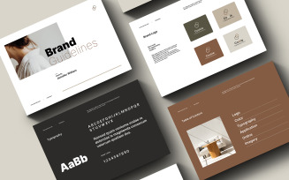 Brand Guideline Landscape Brochure Template