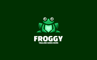 Froggy Simple Mascot Logo
